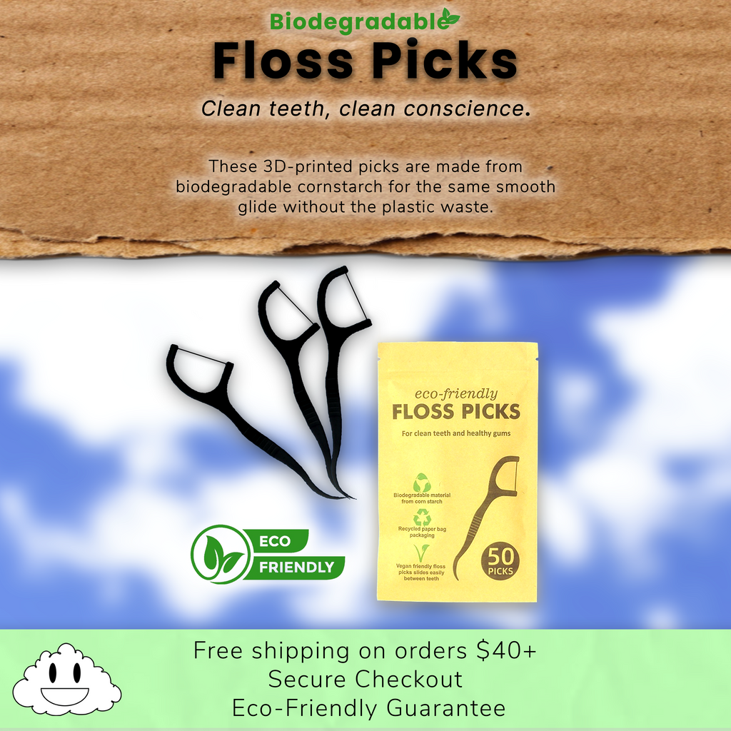 Floss Like You Care — about your smile and the planet.