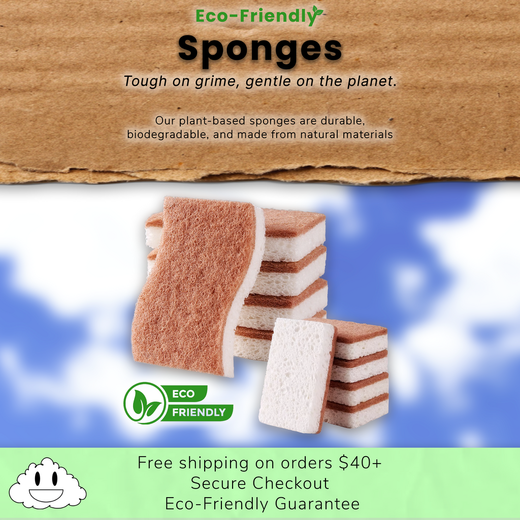 A Sponge made from... Sponge! Not Plastic. 🌱