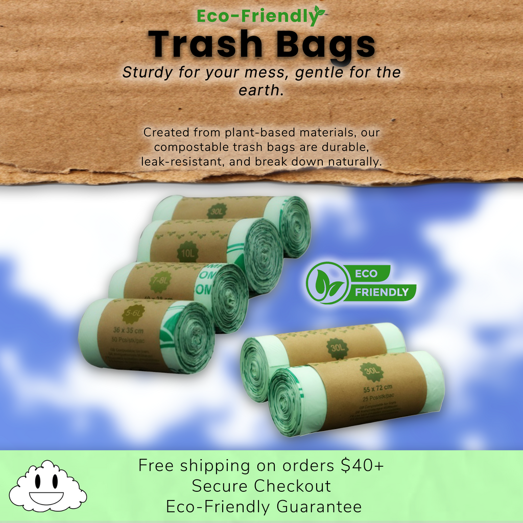 Trash bags that don't trash the planet. 🌍