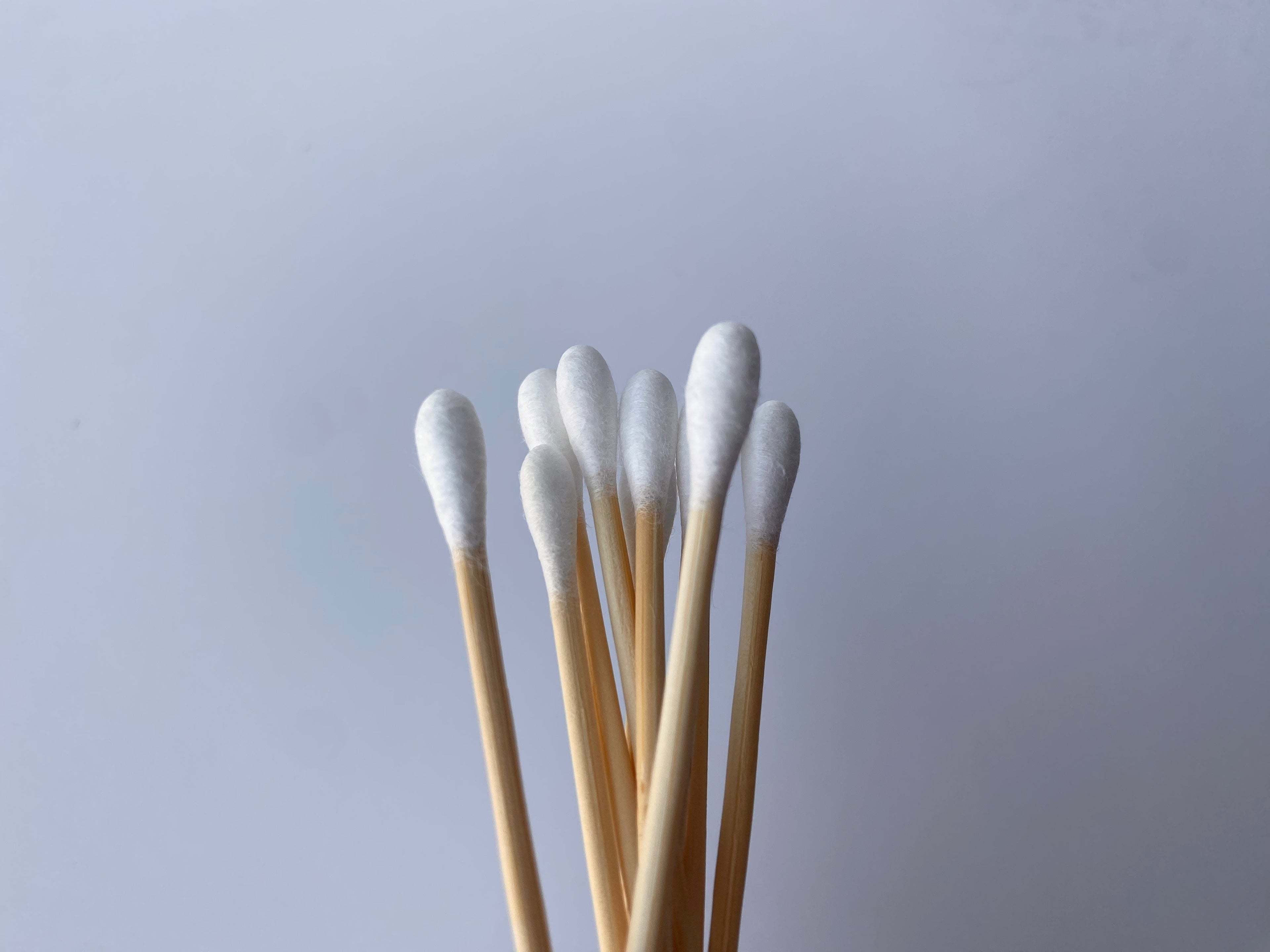 Eco Cotton Swabs — 100% plastic-free softness.